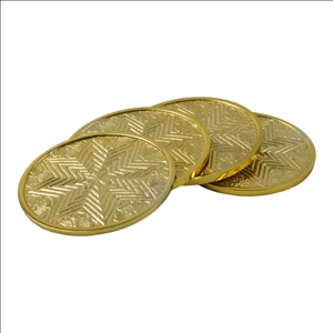 Gold Colored Coaster Modern Design Standard Quality Coaster Best Indoor Tableware Decorative Design - Product Image 4