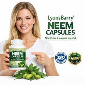 Cápsulas de Neem para Adultos, Antioxidante, Tratamiento para el Acné, Desintoxicación de la Piel y Apoyo Inmunológico, Marca Privada OEM, Certificado GMP, Sin Gluten - Product Image 3