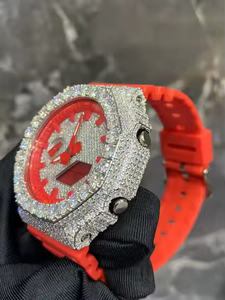 Ice Empire GA2100 Custom Mod Watch Full Metal <b>Case</b> Diamond Inspired Premium Streetwear Fashion Wristwatch for Men - Product Image 4