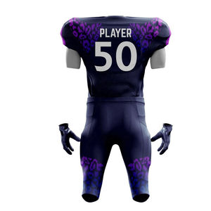 Ensemble d'uniformes de football américain personnalisés, vêtements d'équipe de qualité professionnelle avec un design en tissu respirant - Product Image 6
