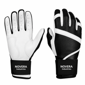 ถุงมือตีเบสบอลรุ่นใหม่ หนังแท้ แขนยาว ถุงมือเบสบอล ซอฟต์บอล ผลิตโดย NOVERA INDUSTRIES - Product Image 3