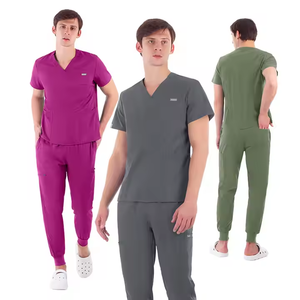 Uniformes d'infirmière classiques 2026 en Spandex ultra doux, respirants, absorbants la transpiration, détectables par les contrôleurs de sécurité, couleurs personnalisables, pour hommes et femmes - Product Image 3