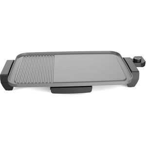 Piastra Elettrica in Ceramica Antiaderente 30x50cm 1500W, Griglia Digitale Senza Fumo - Product Image 1