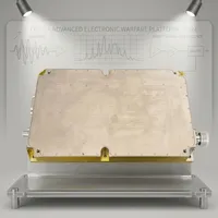 Amplificateur RF haute puissance 500-2500 MHz 50 W GaN large bande haute linéarité gain 47 dB module PA compact pour systèmes RF 5G