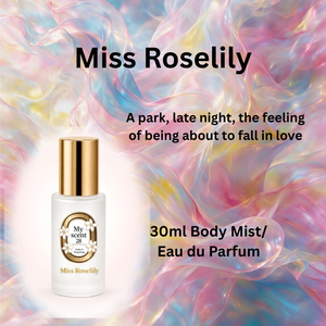 Brume corporelle Miss Roselily 30ml, Eau de Parfum, Parfum solide 10g pour femme, Ingrédients naturels, Parfum floral longue durée, Vente en gros - Product Image 2