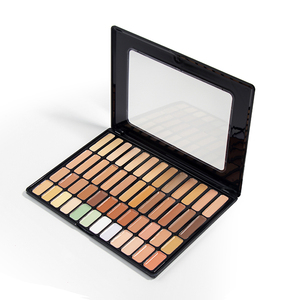 Palette de correcteur crème 50 couleurs à couvrance totale, palette professionnelle longue tenue pour le contouring et le rehaussement avec miroir - Product Image 6