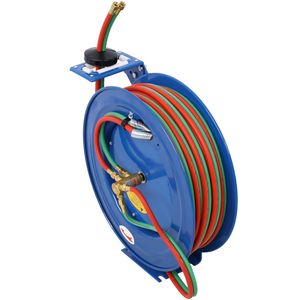 Forniture per Saldatura e Saldatrici: Tubo Industriale Retrattile in Gomma per Ossigeno e Acetilene, Doppio, 1/4 di Pollice x 100 Piedi, per Saldatura STD - Product Image 2