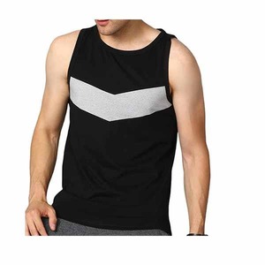 Camiseta sin Mangas para Hombre, Personalizada con Logotipo, Mezcla de Poliéster/Algodón, Secado Rápido, Impresión por Transferencia de Calor, Tallas Grandes, Venta al Por Mayor - Product Image 1
