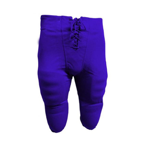Mens Black <b>Padded</b> American Football Pants Belt Closure Breathable Athletic Practice Game Performance Sportswear Adult Wear - Product Image 4