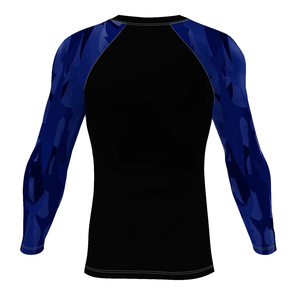 <b>Men's</b> Full Sleeve UPF50+ Breathable Eco-Friendly Anti-Bacterial Rash Guard <b>Compression</b> <b>Shirt</b> Custom Color Blocked Design - Product Image 6