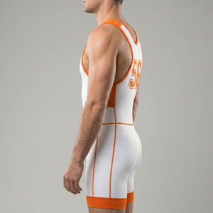 Men Wrestling Mesh Singlet OEM Premium Polyester Wrestling Singlet for Men Sleeveless <b>Compression</b> Wrestling Singlet Men's - Product Image 3