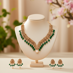 Conjuntos de Joyería Fina, Elegante Conjunto de Collar con Perlas y Cuentas - Product Image 3