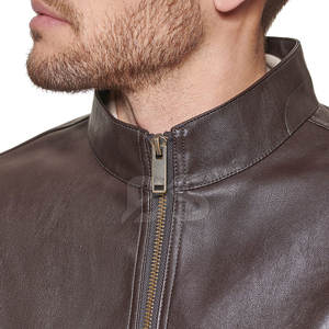Veste en cuir de vachette pour homme, design personnalisé, faible MOQ, haute qualité, respirante, écologique, très vendue pour la vente en ligne - Product Image 6