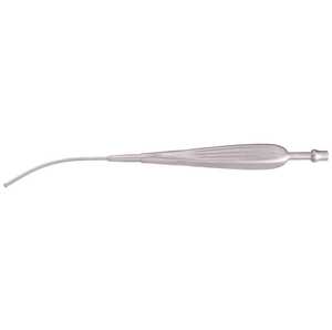 Tubo de Succión ENT de 18 cm, Curvo, de Acero Inoxidable, Cánula de Microsucción Nasal - Product Image 3