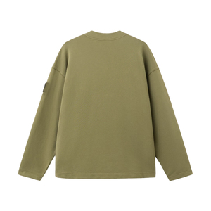 Vente flash : Cardigan surdimensionné de qualité supérieure |   Vêtement en molleton de coton biologique à fermeture à pression avec logo personnalisé, fabricant OEM, marque privée - Product Image 2