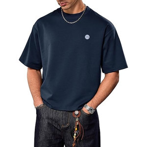 Camiseta Premium Choice para Hombre, Corte Cuadrado, Tejido Grueso, Algodón Suave, Ajuste Holgado y Relajado, Estilo Casual Urbano para la Moda Diaria Moderna - Product Image 1