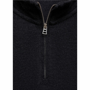 Nueva llegada: Sudadera casual con cremallera de un cuarto para hombre, de manga larga y tela cómoda para otoño e invierno. - Product Image 4