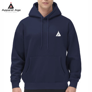 เสื้อฮู้ดผู้ชายแบบหนาสำหรับฤดูหนาว แฟชั่นสตรีทแวร์ สั่งทำได้ ไม่มีลาย  ลำลอง ผ้าฝ้าย 100% ขายส่ง - Product Image 1