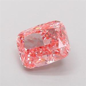 เพชรเม็ดเดี่ยวทรงคุชชั่นสีชมพูสดใสจาก MANYA JEWELS ขายส่ง เพชร CVD ที่เพาะเลี้ยงในห้องปฏิบัติการ ได้รับการรับรองจาก IGI คุณภาพการเจียระไนเยี่ยม เหมาะสำหรับเครื่องประดับชั้นดี - Product Image 2