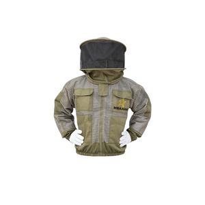 Chaqueta De Abeja Tres Capas Color Marrón Con Velo Redondo - Product Image 1