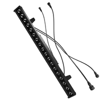 SHEHDS IP65 Resistente al Agua RGBLAC 6 en 1 Luz LED de Pared Silenciosa para Escenarios, Bares, Teatros e Iglesias