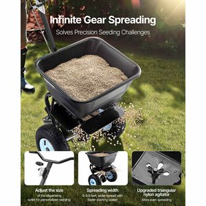 Spandiconcime Agricolo da 100 LBS4 con Capacità di 4 Tonnellate, Larghezza 0-9.8 Piedi, 13 Pneumatici All-Terrain, Scatola Ingranaggi - Product Image 3