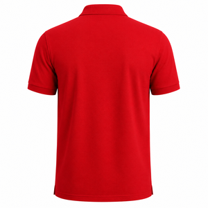 Polo Premium Homme Manches Courtes Classique en Piqué Décontracté Tenue de Travail Haut de Golf Uni Vêtement de Sport Confortable Sans Marque - Product Image 2