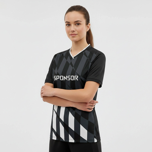 Camiseta de Fútbol para Hombre, Manga Corta, Ligera, Transpirable, Uniforme de Equipo - Product Image 1