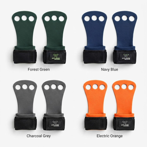 Agarraderas Ajustables para Gimnasio, Protección Suave para las Palmas, para Levantamiento de Pesas, Entrenamiento, Culturismo, Fitness Funcional y Atletismo - Product Image 1