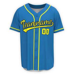 Camiseta de Béisbol OEM ODM, 100% Poliéster, Transpirable, de Secado Rápido, con Logotipo Personalizado, Ropa Deportiva para Adultos - Product Image 2