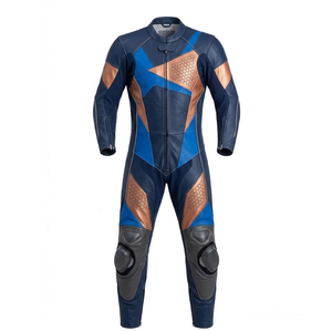 Riding Gear <b>Motorcycle</b> Racing Leather 1 Piece Suit with CE Protective Breathable Full Sleeve <b>Motorcycle</b> <b>Jacket</b> Unisex <b>Summer</b> - Product Image 6