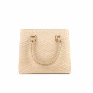 Beige Formal <b>Evening</b> Hand <b>Bag</b> P55664 - Product Image 1