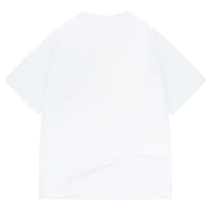 Camiseta de Algodón Oversize para Hombre con Logo Minimalista en el Pecho, Estilo Urbano, Manga Corta, Casual, a la Moda, Venta al por Mayor, OEM, Fábrica Personalizada - Product Image 2