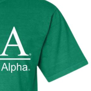 T-shirt vert pour femme à manches courtes, imprimé graphique lettres blanches, col rond décontracté, en coton doux et confortable pour le quotidien - Product Image 4