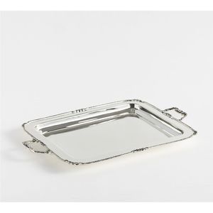 Wholesale Luxury Stainless Steel Serving <b>Tray</b> with Handles <b>Rectangular</b> Metal Food Plate <b>Mirror</b> Polished Tea Coffee Bar <b>Tray</b> - Product Image 5