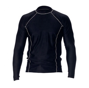 Rash Guard pour hommes Spandex MMA Rash Guard à manches longues Compression BJJ Rash Guard pour hommes - Product Image 2