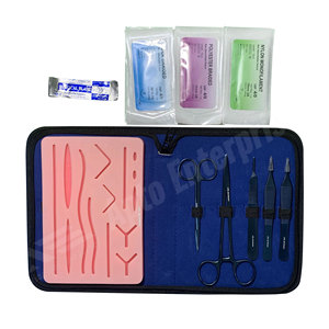 Skin Operate <b>Practice</b> Suture Kit <b>Practice</b> Kit Surgical Suture <b>Pad</b> Medic Instrument Medical Suture <b>Pad</b> Materials Instruments - Product Image 1