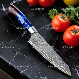 Couteau de chef en cuivre damas de haute qualité, forgé à la main, couteau de cuisine professionnel, manche personnalisé, vente en gros, OEM, ODM - Product Image 4