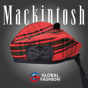 Bonnet Glengarry écossais traditionnel pour bagpipeur en tissu durable mélange laine-acrylique OEM ODM - Product Image 2