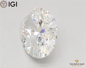 Diamante Cultivado en Laboratorio CVD de Corte Ovalado de 3.50 Quilates, Color E, Claridad VVS1, Certificado IGI, para Anillo de Diseño Moderno - Product Image 6