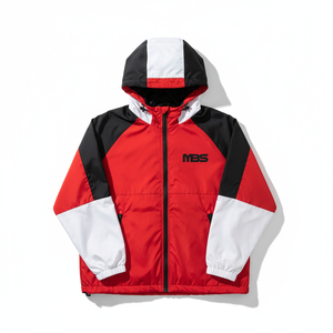 Custom Logo Men's Lightweight Windbreaker <b>Jacket</b> <b>Waterproof</b> Outdoor Hooded Windproof Sportswear Casual Color Block Streetwear - Product Image 1
