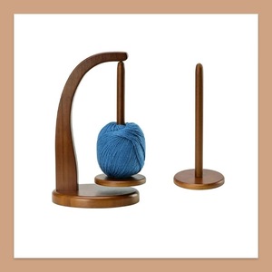 Wooden Yarn Holder Knitting Crochet Yarn Ball Stand Magnetic <b>Rotating</b> Anti Slip Portable Craft Accessory - Product Image 5