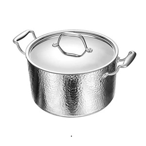 Casserole moderne en acier inoxydable avec couvercle en acier inoxydable, compatible induction, passe au four, écologique, durable, taille personnalisable - Product Image 5