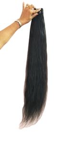 Extensiones de cabello humano liso natural indio Sensación de mano suave - Product Image 6