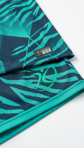 Ensemble Maillot et Short de Volleyball Hexagonal en Obsidienne Personnalisé en Gros, OEM, Séchage Rapide, Tenue d'Équipe, Sublimation, Vêtements de Sport - Product Image 3