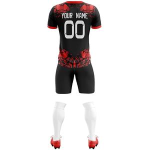 Uniforme de Fútbol al por Mayor, Último Modelo, 100% Poliéster, Protección UV, Personalizable con Nombre de Equipo, para Hombre Adulto, Verano/Invierno - Product Image 4