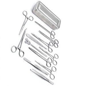 Basic Surgery Forceps Scissors 13 Pieces <b>Needle</b> Holder Kit Use for Basic Surgery Instruments by REEAX ENTERPRISES - Product Image 1