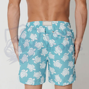 Short de bain pour homme respirant, haute performance, imprimé sur mesure, design tendance, léger, nouvelle arrivée, doux, pour l'été - Product Image 4