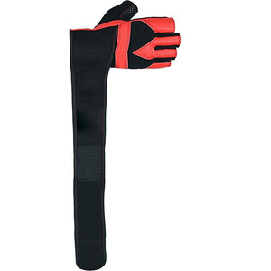 Non-Slip Adjustable Wrist <b>Strap</b> Gym Weight Lifting Training Gloves Unisex Half <b>Finger</b> Fitness Gloves Leather Mesh Breathable - Product Image 3