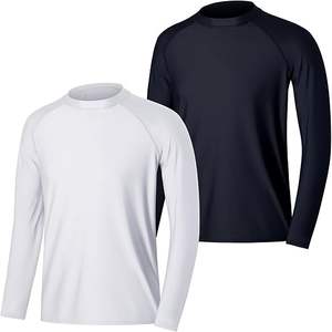 Camiseta de Protección Solar (Rash Guard) Estampada de Alta Calidad al Por Mayor, con Mangas Largas, para Hombre, Precio Más Bajo, Superventas - Product Image 1